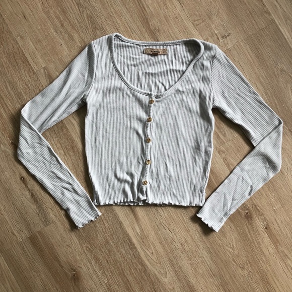 Harlow cropped long sleeve shirt - Picture 1 of 5